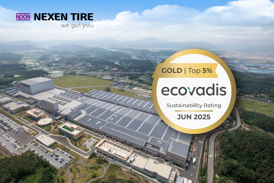 NEXEN TIRE erhält zum zweiten Mal in Folge die EcoVadis Goldbewertung