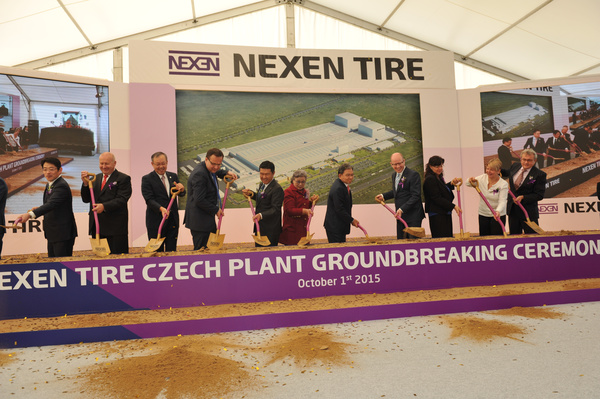 NEXEN TIRE Holds Groundbreaking Ceremony for its New Plant in Zatec, Czech Republic