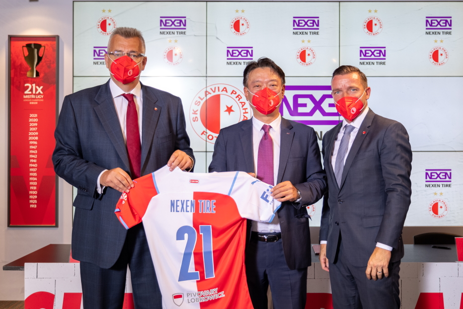 Nexen Tire uzavřel partnerství s fotbalovým klubem SK Slavia Praha a dále rozšiřuje své aktivity na evropských trzích