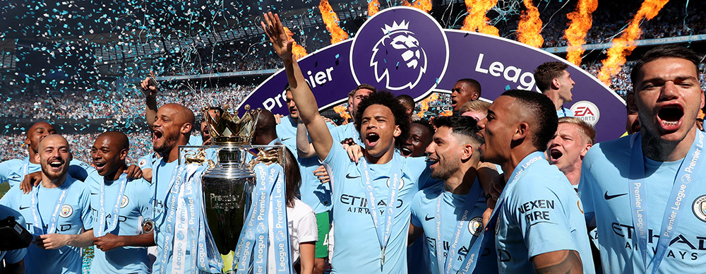 Man City crowned Premier League 2017/18 champions