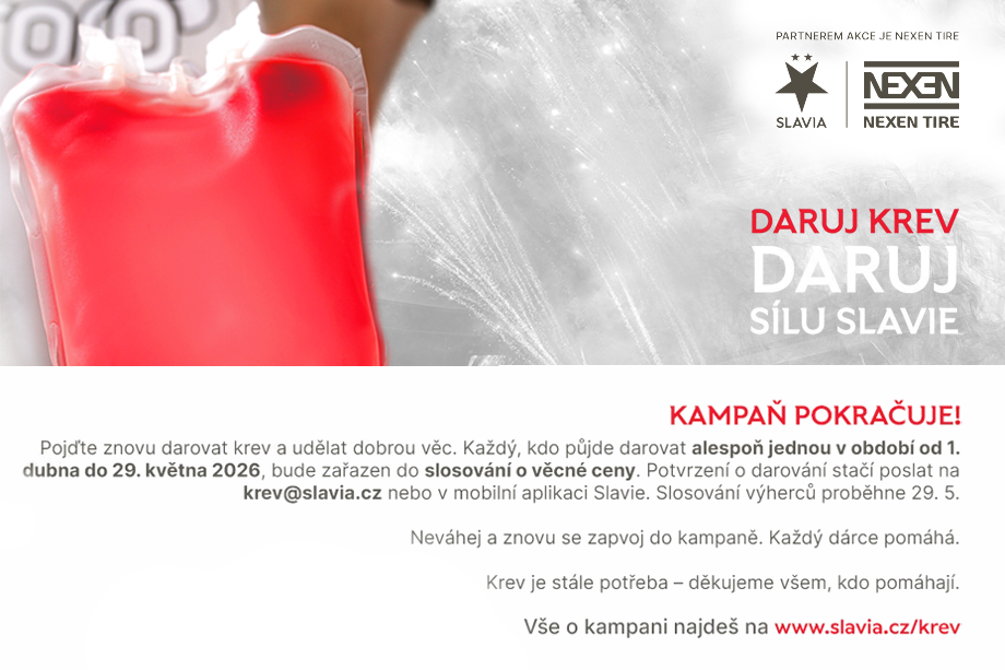 NEXEN TIRE spolupracuje se Slavií Praha na kampani „Daruj sílu Slavie“ 