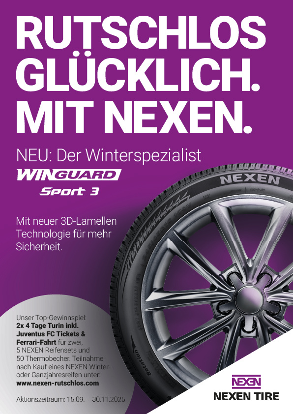 Nexen Tire kündigt Markteinführung des WINGUARD Sport 3 und Winterpromotion in Deutschland an