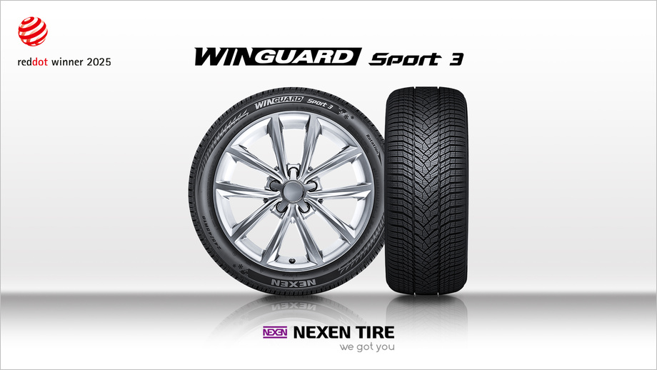 NEXEN TIRE, Kış Lastiği ‘WINGUARD Sport 3’ ile 2025 Red Dot Tasarım Ödülü’nü Kazandı