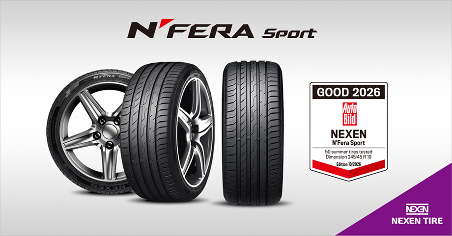 NEXEN N’FERA Sport, AutoBild 2026 Yaz Lastiği Testinde “İyi” Notu Aldı